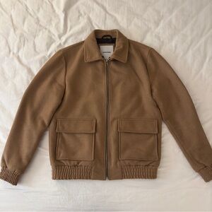 JACK & JONES Teddy Varsity Jacket Size M